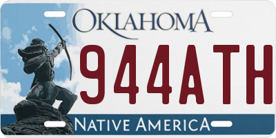 OK license plate 944ATH