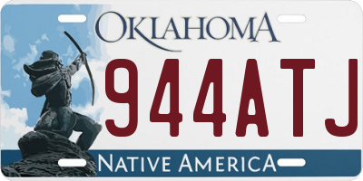 OK license plate 944ATJ