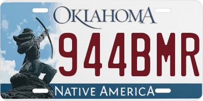 OK license plate 944BMR