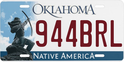 OK license plate 944BRL