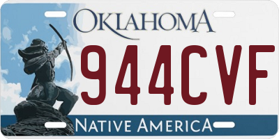 OK license plate 944CVF