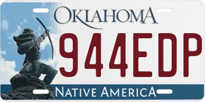 OK license plate 944EDP
