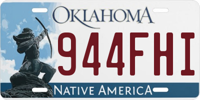 OK license plate 944FHI
