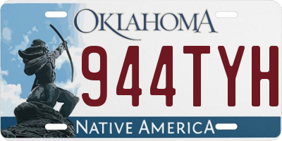 OK license plate 944TYH