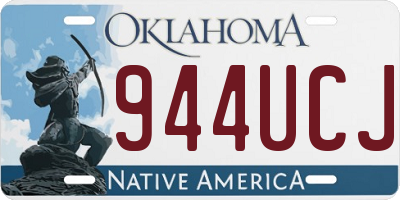 OK license plate 944UCJ