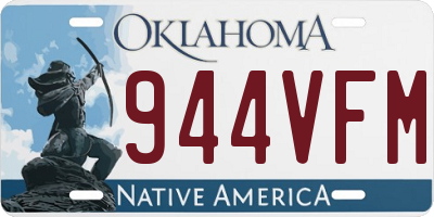 OK license plate 944VFM