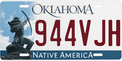 OK license plate 944VJH