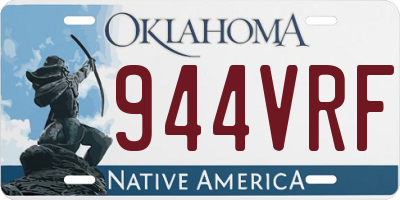 OK license plate 944VRF