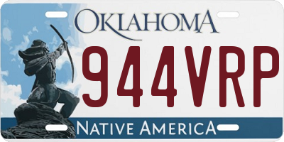 OK license plate 944VRP