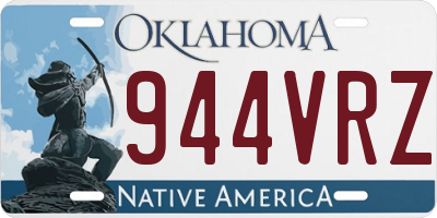 OK license plate 944VRZ