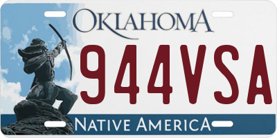 OK license plate 944VSA