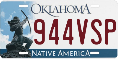 OK license plate 944VSP