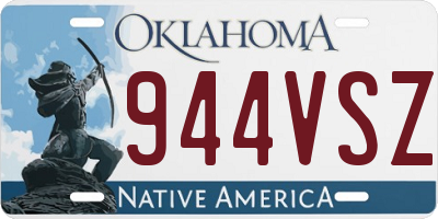 OK license plate 944VSZ