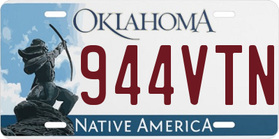 OK license plate 944VTN
