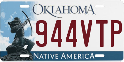 OK license plate 944VTP