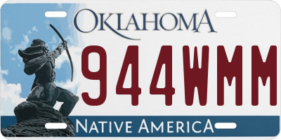 OK license plate 944WMM