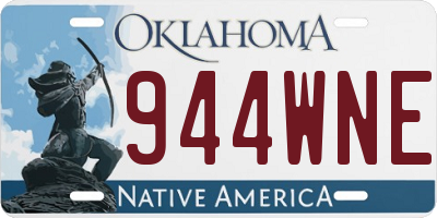 OK license plate 944WNE