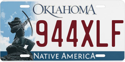 OK license plate 944XLF