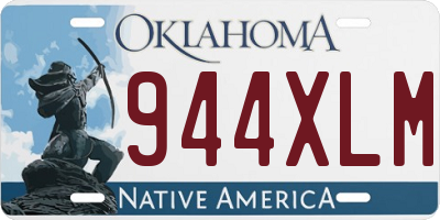 OK license plate 944XLM