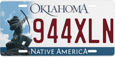 OK license plate 944XLN