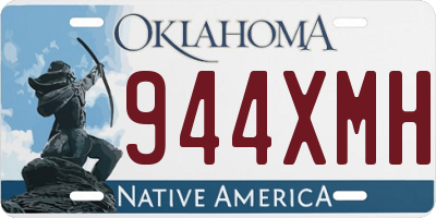 OK license plate 944XMH
