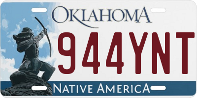OK license plate 944YNT