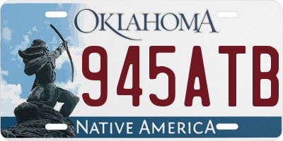 OK license plate 945ATB