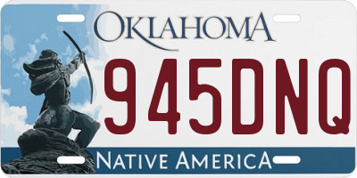 OK license plate 945DNQ