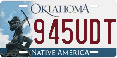 OK license plate 945UDT