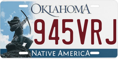 OK license plate 945VRJ