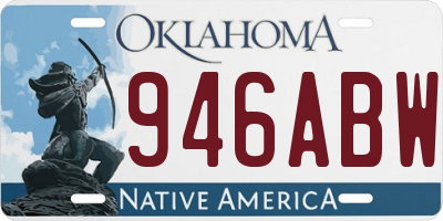 OK license plate 946ABW