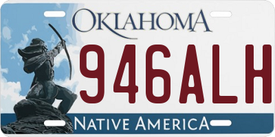 OK license plate 946ALH