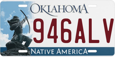 OK license plate 946ALV