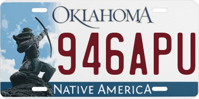 OK license plate 946APU