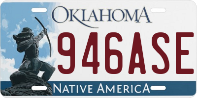 OK license plate 946ASE