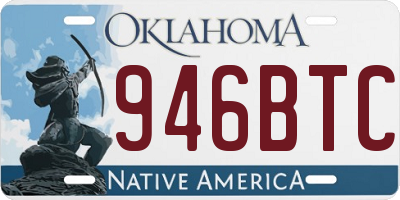 OK license plate 946BTC