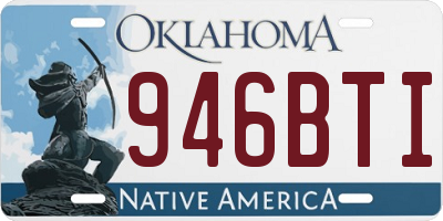 OK license plate 946BTI