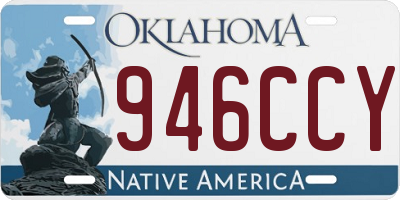 OK license plate 946CCY