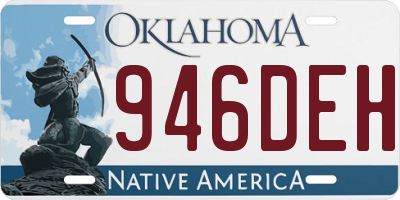 OK license plate 946DEH
