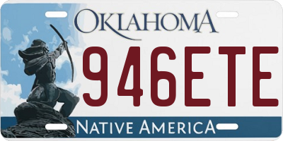 OK license plate 946ETE