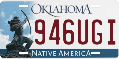 OK license plate 946UGI