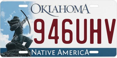 OK license plate 946UHV