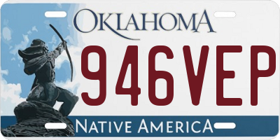 OK license plate 946VEP