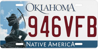 OK license plate 946VFB