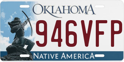 OK license plate 946VFP