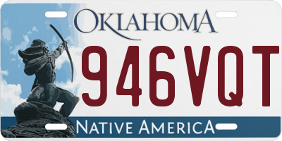 OK license plate 946VQT