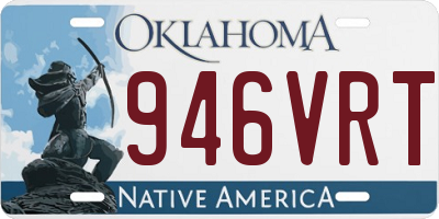 OK license plate 946VRT