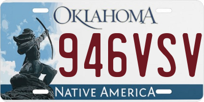 OK license plate 946VSV
