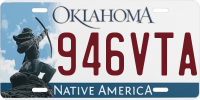 OK license plate 946VTA