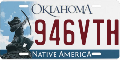 OK license plate 946VTH
